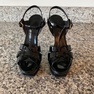 YSL Saint Laurent Tribute Platform Sandals